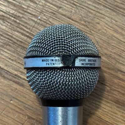 Vintage 1960’s Shure 585SA “Unisphere A” Dynamic Microphone with Cable + Clip. image 9