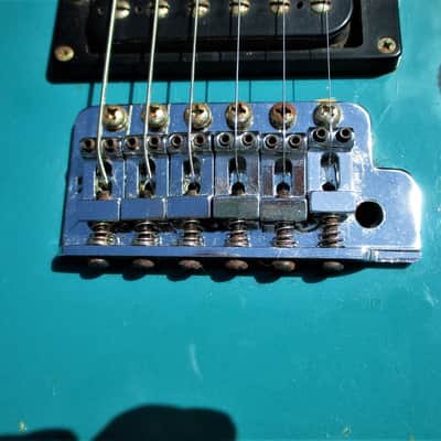 Aria Pro II RS Inazuma V Guitar, 1983,  Japan,  Matsumoku , Maxon MMK 45 PU's,  Blueburst,  Cool image 8