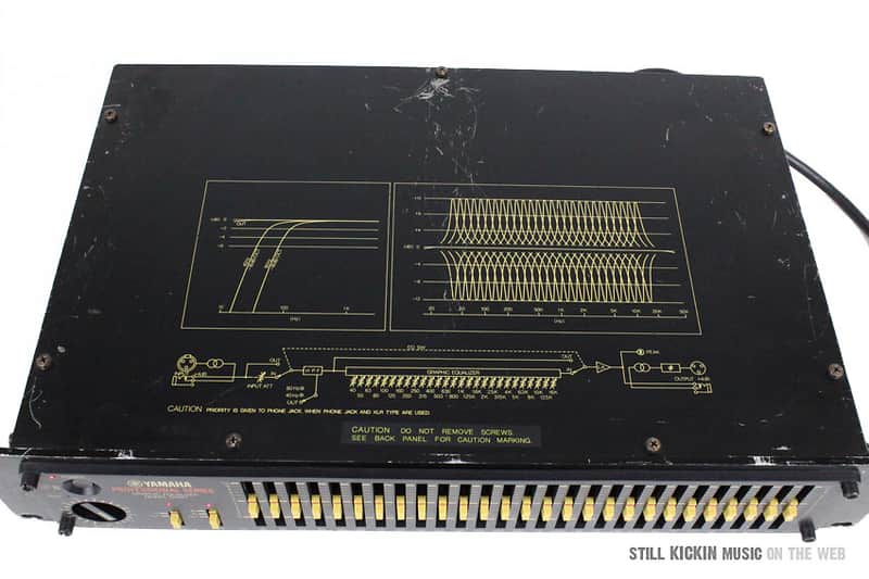 YAMAHA Q1027 vintage graphic eq STUDIO PULL 1027 27-BAND 1/3 | Reverb