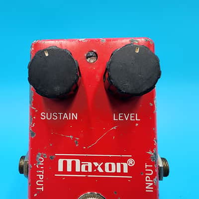 Vintage 80s Maxon Compressor CP-101 Guitar Effect Pedal Bass Sustain CP101 Photo image 2