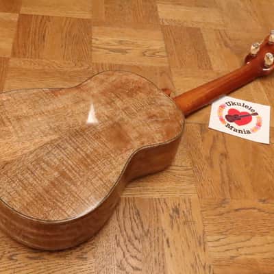 Maui Music Deluxe Mango Wood Shell Inlay TenorUkulele #5088 image 6