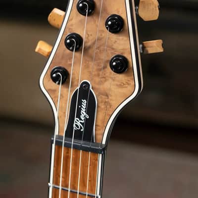 Mayones NAMM Regius 4Ever 6 – Master Grade Myrtlewood Burl with Mayones HISCOX Case image 7