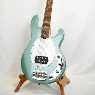 Sterling by Music Man StingRay RAY34 Dorado Green Active 3 Band EQ Alnico Humbucker image 7