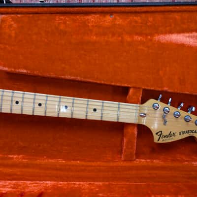 Fender Stratocaster with 3-Bolt Neck, Maple Fretboard 1977 - Walnut (Mocha) image 18