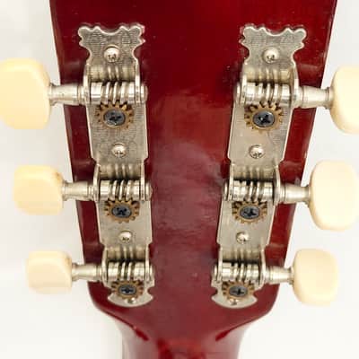 1970s Kay K-72S Starter Series Parlor Guitar Sunburst – Perfect Traveler image 11