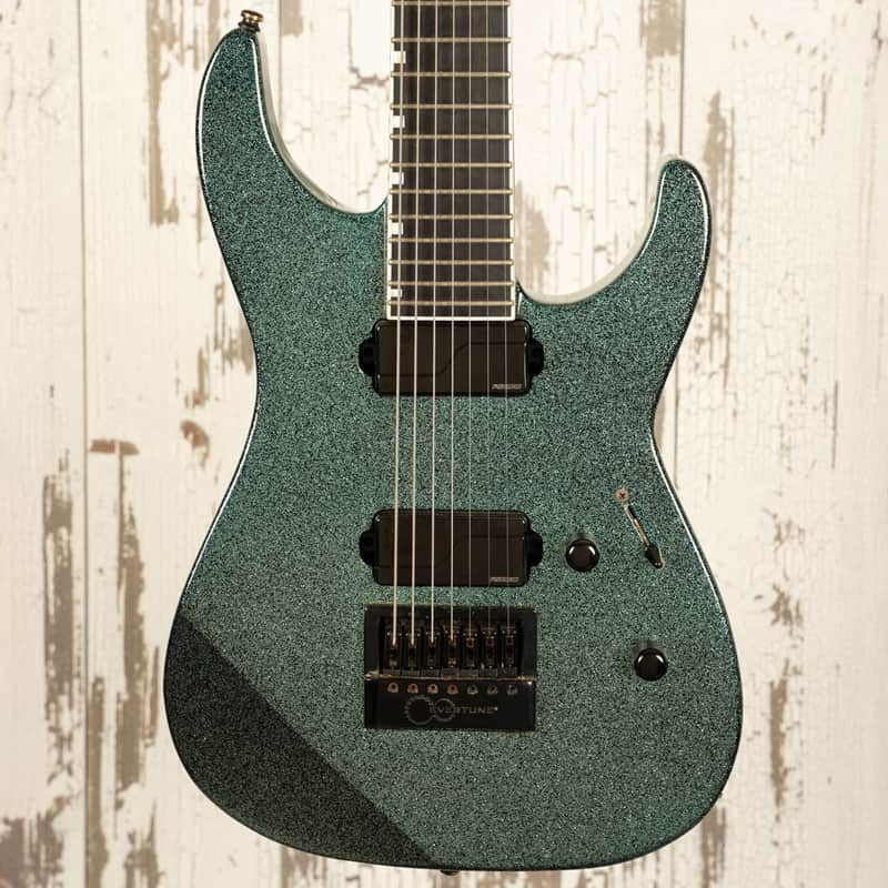 ESP E-II M-II 7B 7-String Baritone w/ Evertune Bridge - Granite Sparkle (Used) - Granite Sparkle image 1