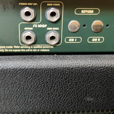 Bogner Shiva EL34 2-Channel 80-Watt Guitar Amp Head - Black with Green Back Panel image 3
