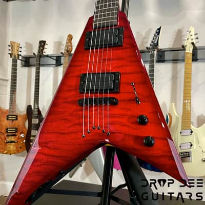 Jackson USA Custom Shop Special Edition Randy Rhoads Electric Guitar w/ Case-Trans Red Burst image 4