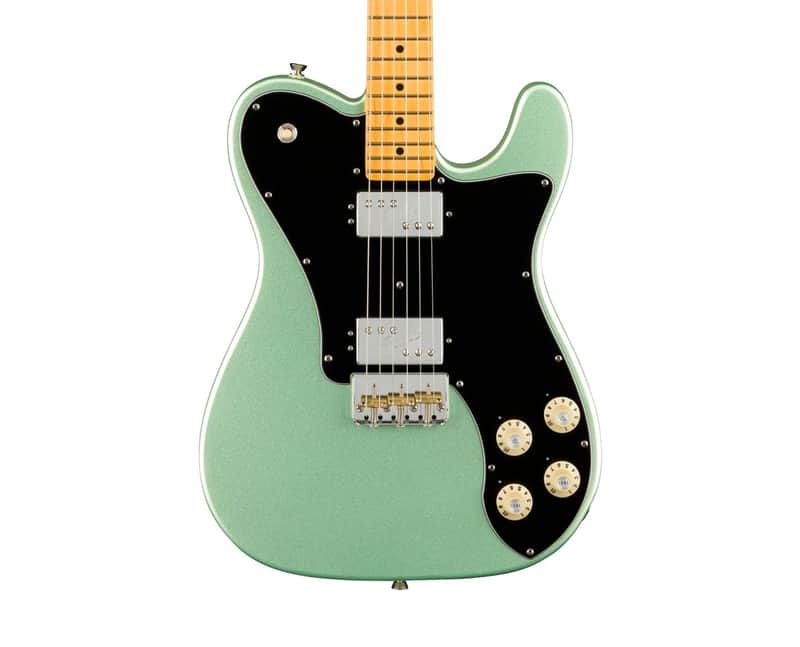 Used Fender American Professional II Telecaster Deluxe - Mystic Surf Green image 1