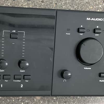 M-Audio Fast Track C400 USB Audio Interface 2010s - Black image 2