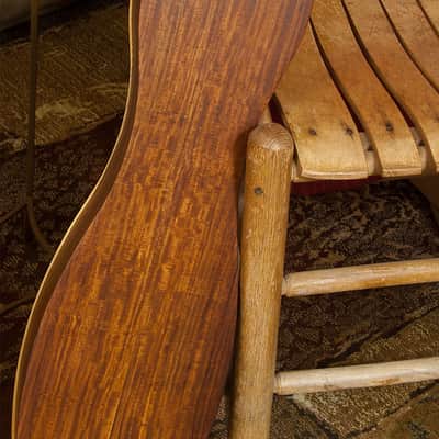 Roosebeck Emma Mountain Dulcimer 4-String Vaulted Fretboard Spruce F-Holes image 2
