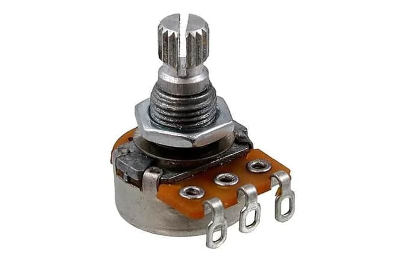Allparts EP4482-000 50K Pot, Center Detent, Mini Potentiometer image 1