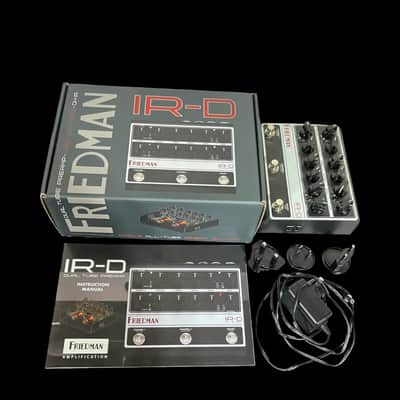 Friedman IR-D Dual Tube Preamp 2024 - Present - Black / Silver X14646 image 1