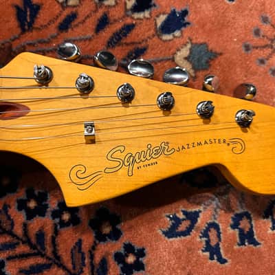 Squier J Mascis Jazzmaster with Laurel Fretboard 2018 - Present - Vintage White image 3