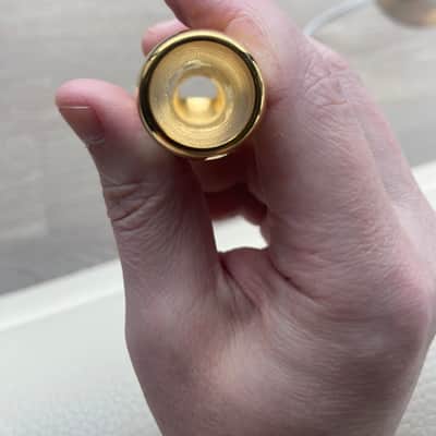 Ted Klum New London Tenor Mouthpiece - Size 8 - Brass/24k Gold Plated image 3