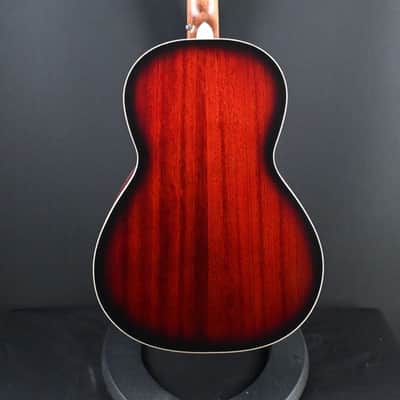 PRS SE P20E Parlor Acoustic Guitar Fire Red Burst #422 image 14