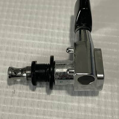1990's Electric Dual Pin Chrome/Black Tuning Pegs Tuners 6 In Line Fits Ibanez RG Series image 4