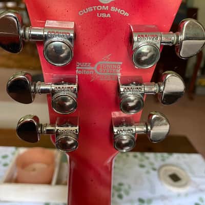 Rare Washburn Custom 'Custom' Shop Factory Gloss Finish/ Red & Pink Hues image 12