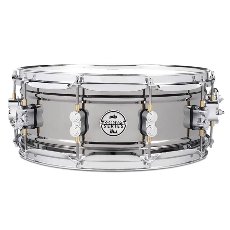 PDP Concept Series 5.5x14" Snare Drum -Black Nickel Over Steel (PDSN5514BNCR) image 1