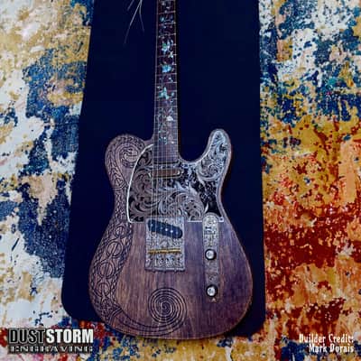 Telecaster 8 Hole Pickguard Acrylic Silver Mirror Guitar Scratch Plate for Fender American/Mexican Standard Tele Cut for Modern Style Parts image 10