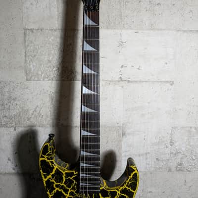 Charvel by Jackson DK-085 Dinky Custom 80-90's Yellow Crackle | Reverb