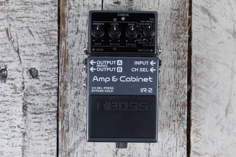 Boss IR-2 Amp & IR Cabinet Pedal Amplifier Simulator Guitar Effects Pedal image 1
