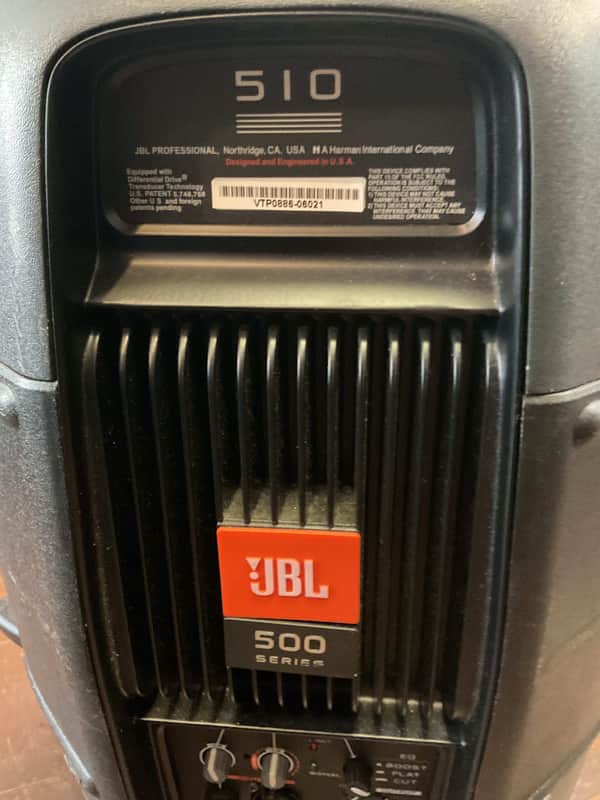 JBL EON 510 500 Series Two-Way Portable Self-Powered Speaker