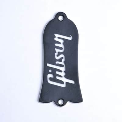 Custom Gibson Les Paul Truss Rod Cover - Gibson Logo (Black & White) image 5