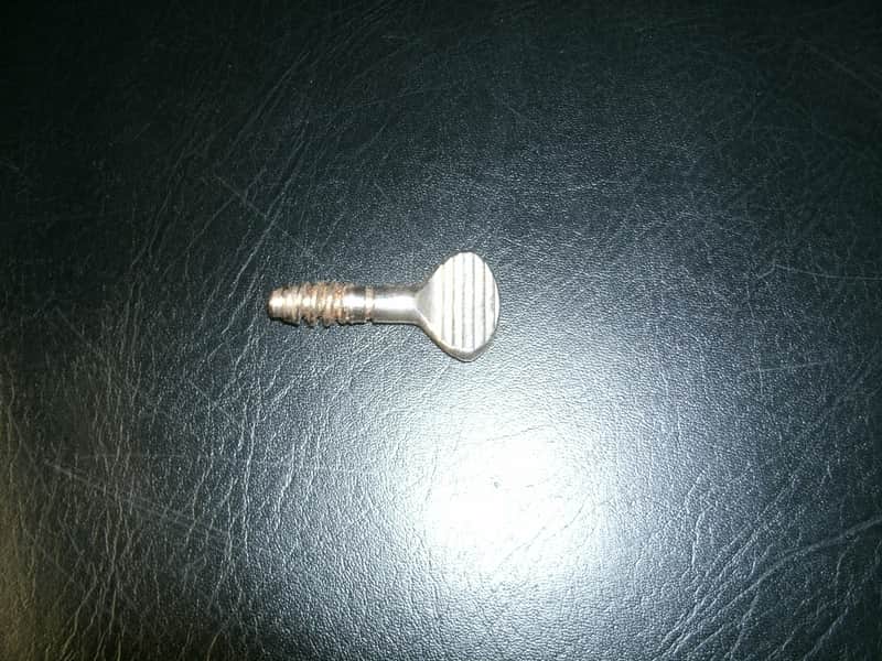60's original NOS Danelectro Silvertone "skate key" tuner button. You get one tuner button as pictur image 1