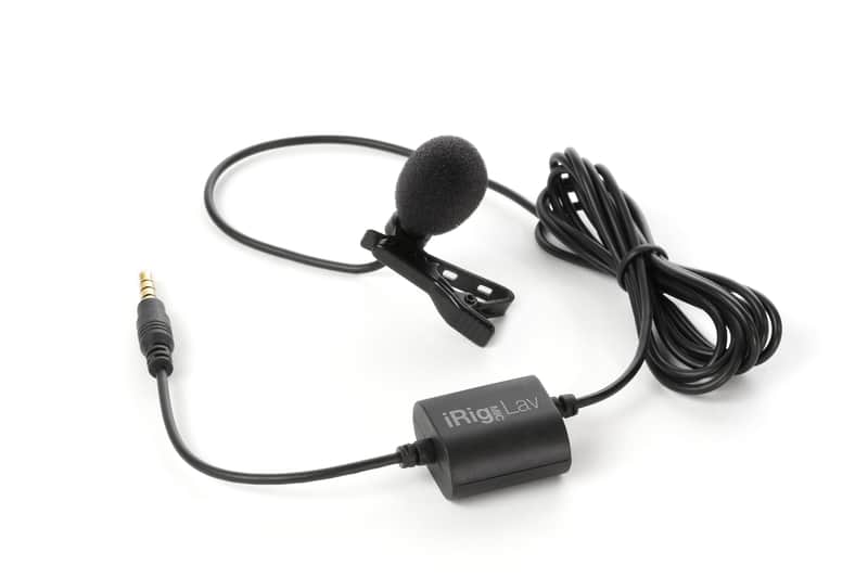 IK Multimedia iRig Mic Lav Mobile Condenser Lavalier Mic image 1