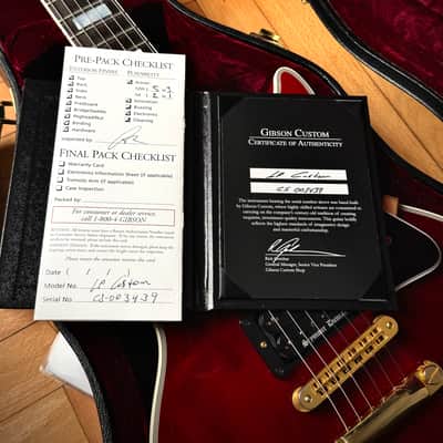 2010 Gibson Les Paul Custom VOS Wine Red image 17