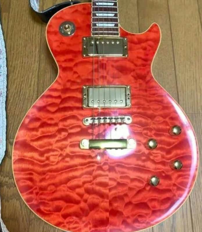 Edwards (ESP) Les Paul E LP 92SD/MQ - Quilted Mapletop image 1