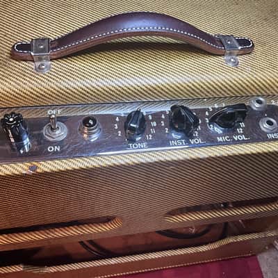 Fender Deluxe 5E3 Narrow Panel 15-Watt 1x12" Guitar Combo 1955 - 1960 !video! image 23