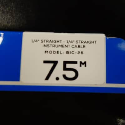 Boss BIC-25 20FT / 7,5 m Instrument Cable, Straight/Straight 1/4 Jack image 3