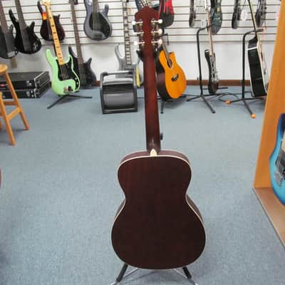 Recording King Series 11 000 Acoustic-electric Guitar - Transparent Brownburst image 6