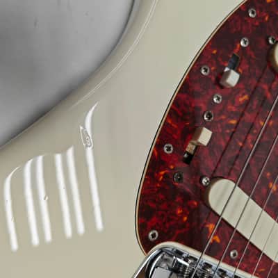Fender Japan MG65 OWH Mustang Olympic White Crafted in Japan S Serial 2006-2008 Offset Guitar, u5011 image 5