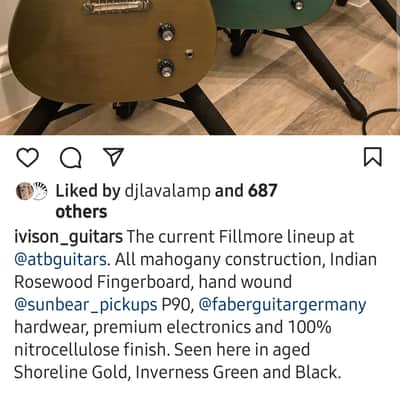 2020 Ivison Fillmore Light Aged Ebony image 13