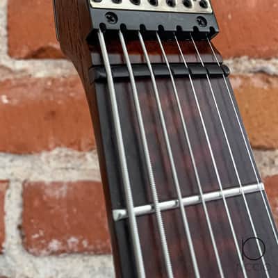 Mayones Hydra Elite 7 | 2018 - snakewood fingerboard | headless 7-string electric guitar image 5