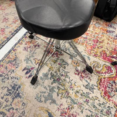 DW DWCP9120AL 9000 Series Heavy Duty Airlift Tractor Seat Drum Throne with Pneumatic Assist 2010s - Chrome image 3