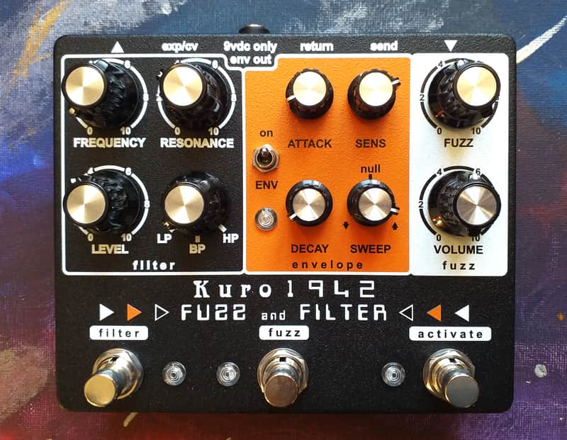 Kuro Custom Audio 1942 Fuzz + Filter + Envelope + FX Loop image 1