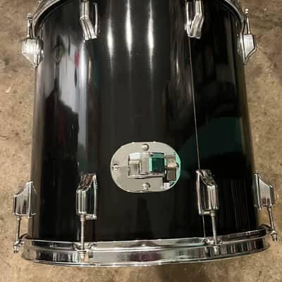 Rogers Big R 13, 16, 22 Londoner 70s black drum set image 14