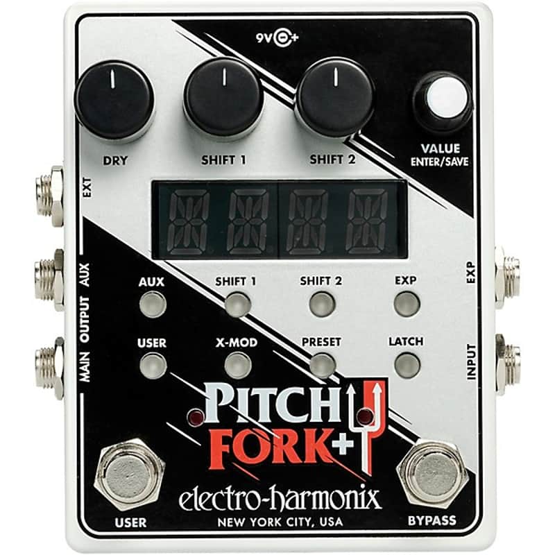 Electro-Harmonix Pitch Fork Plus Polyphonic Pitch Shifter/Harmonizer, FORK+ image 1