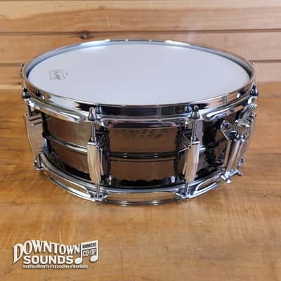 Ludwig 5” x 14” Black Beauty Snare Drum - Hammered Shell, Imperial Lugs (LB416K) image 2