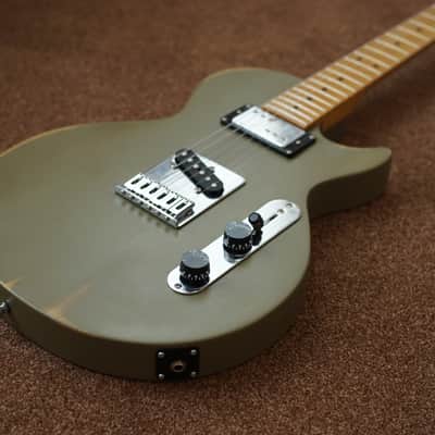 Warmoth Tele Paul Hybrid Worn Aged Relic Olive Drab Tex Mex Telecaster LP Hybrid Partscaster image 10