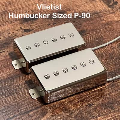 Good Land Pickups: Vlietist Humbucker Sized P-90 Set, Nickel Bild 1