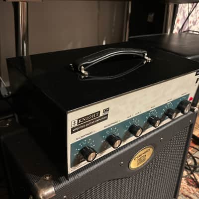 Custom combo amp: modified Knight KN3245 with custom Celestian Greenback cabinet! One of a kind killer rig image 6