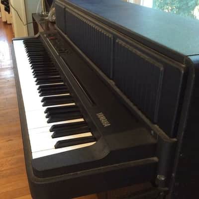 Yamaha Cp-60 upright electric grand piano 1986 Black MIJ image 5