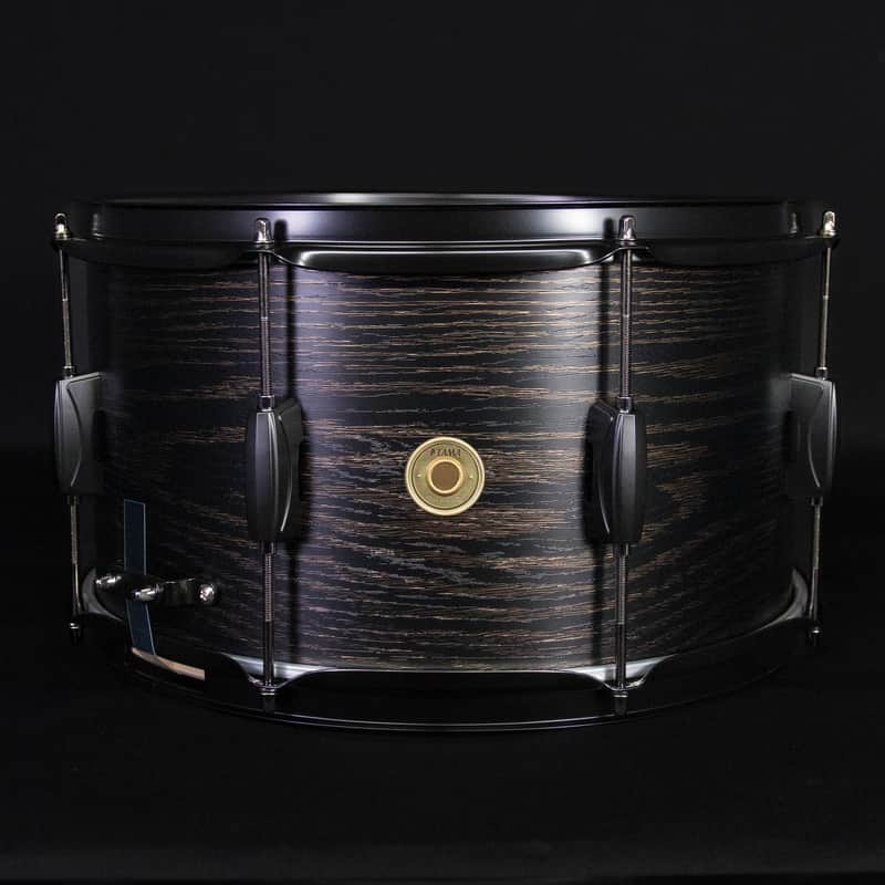 Tama 14" x 8" Woodworks Snare, Black Oak Wrap image 1