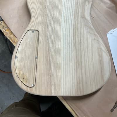 Madlad Instruments Ash Rear Route "Session Legend" PP Bass Precision Bass PBass Style Body - Reverse Bridge Route (custom made with pride in north Texas) image 2