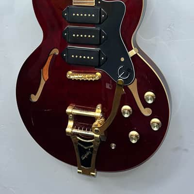 Epiphone Riviera Custom P93 2011 - 2019 - Wine Red image 10